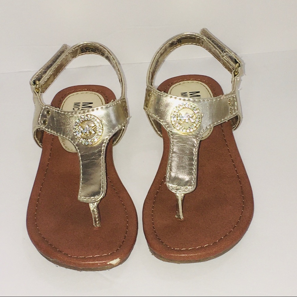 Michael Kors Lil Meesha Sandals Size 10